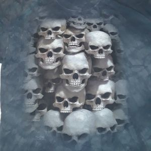 Vintage Rare Skulbone brand Skulls & Bones T Shirt